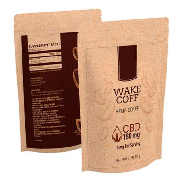 Wake Coff Hemp Coffe 6mg CBD suplemento Bluehemp